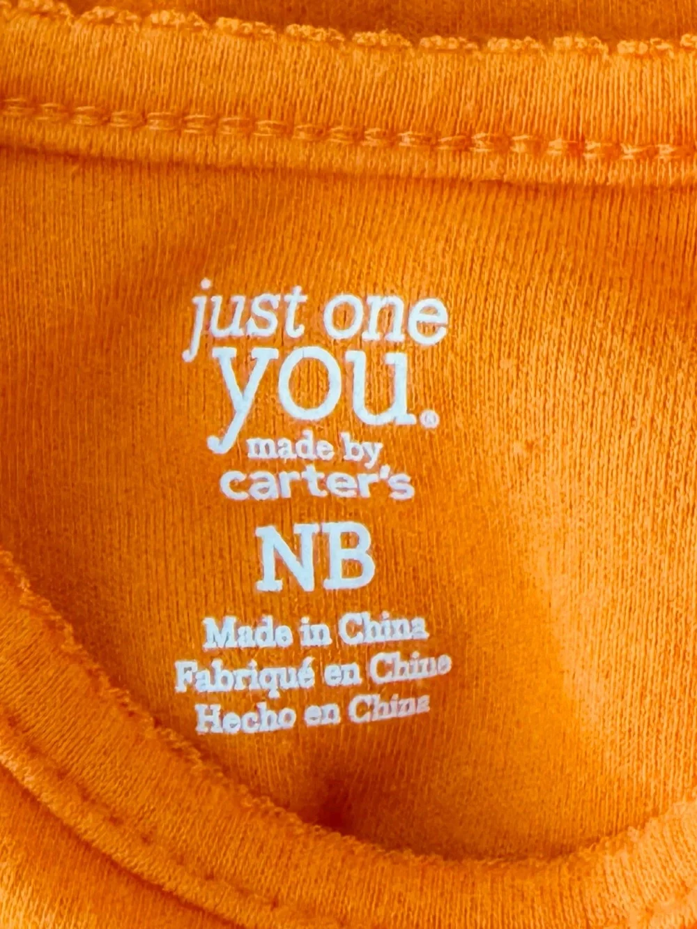 Carter’s NB Infant Girls Halloween Jack-O-Lantern Pumpkin Tulle Bodysuit Creeper